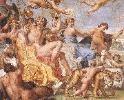 Triumph of Bacchus and Ariadne (detail) dsg CARRACCI, Annibale
